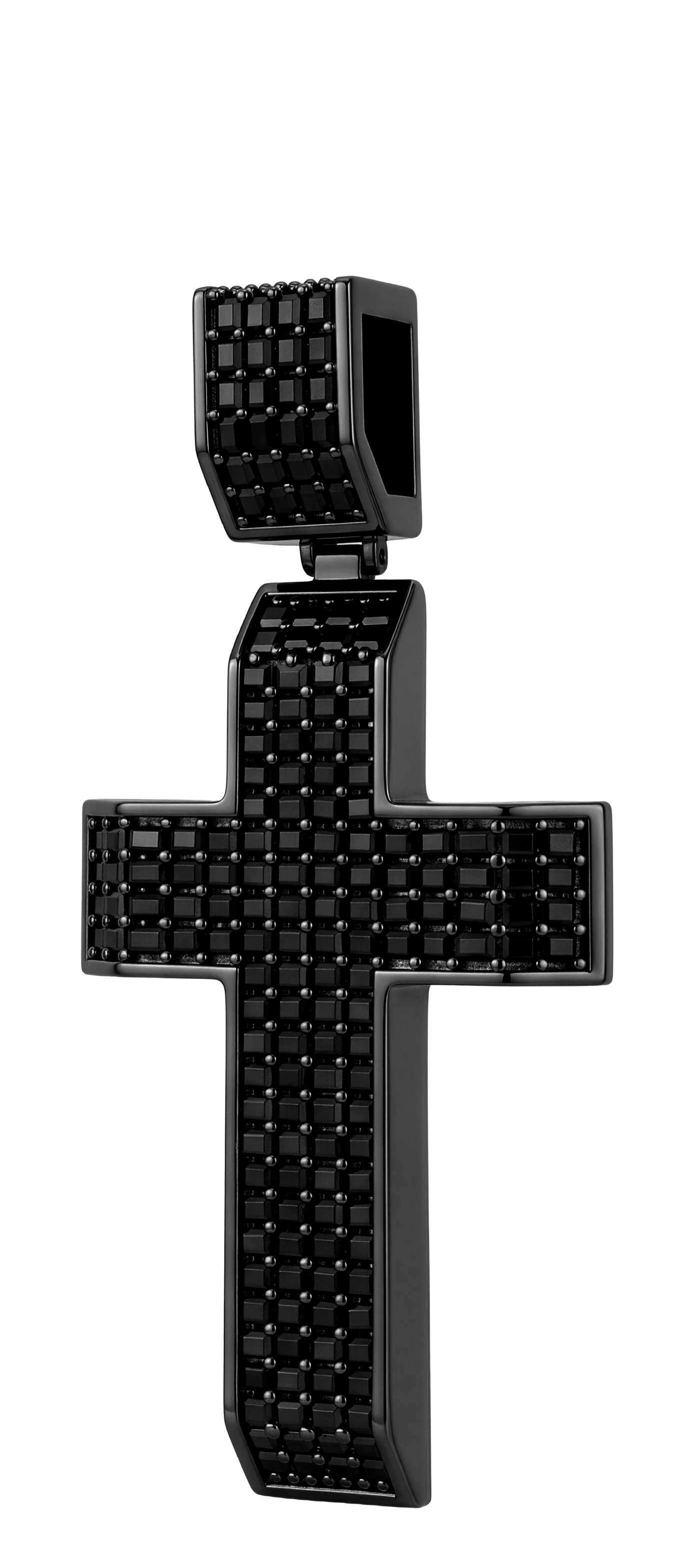 Black Gemstone Cross