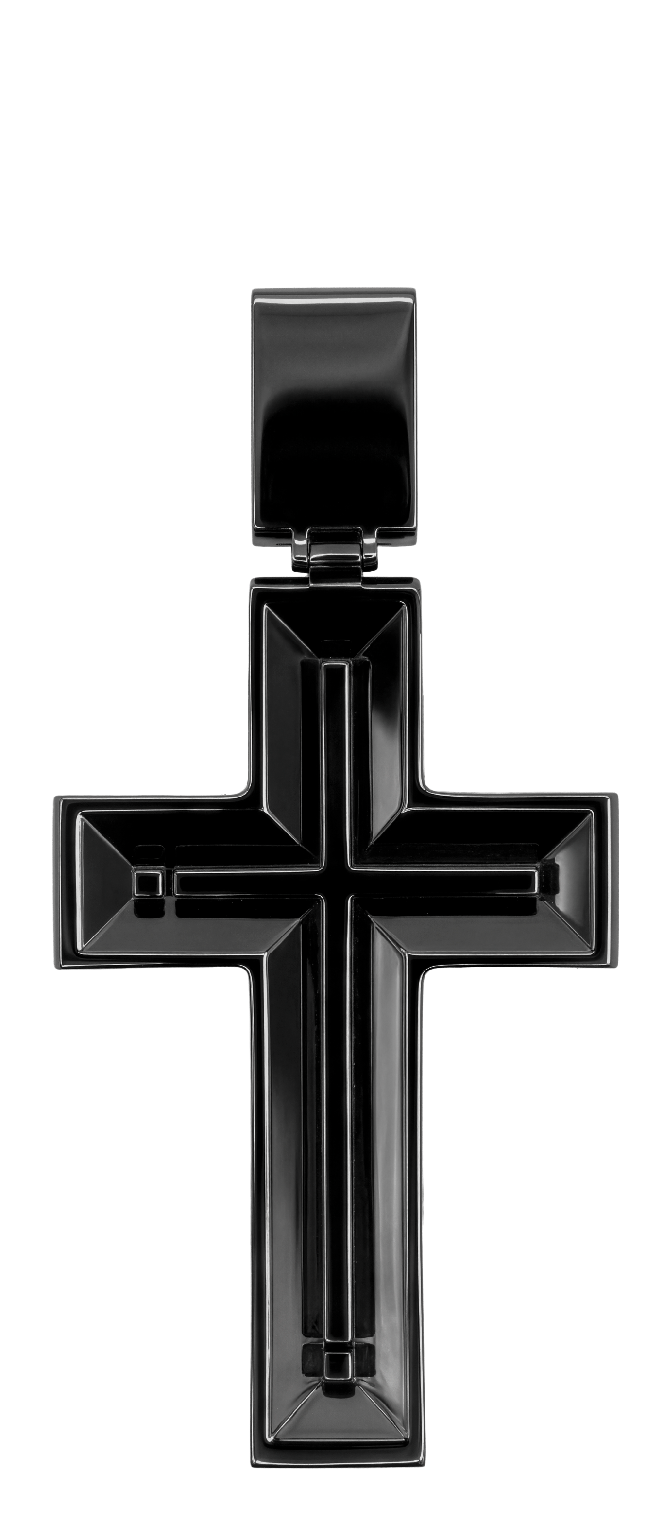 Black Gemstone Cross