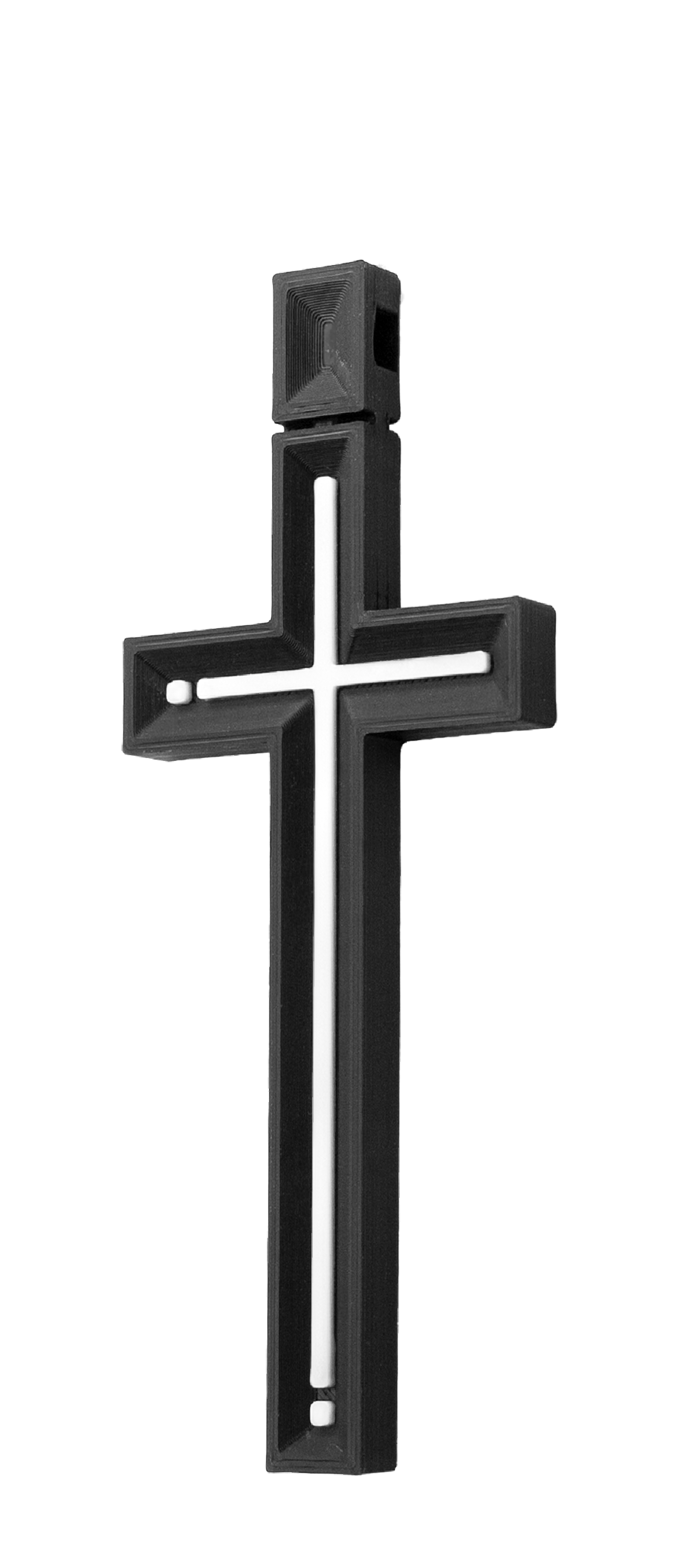 Black Club Cross
