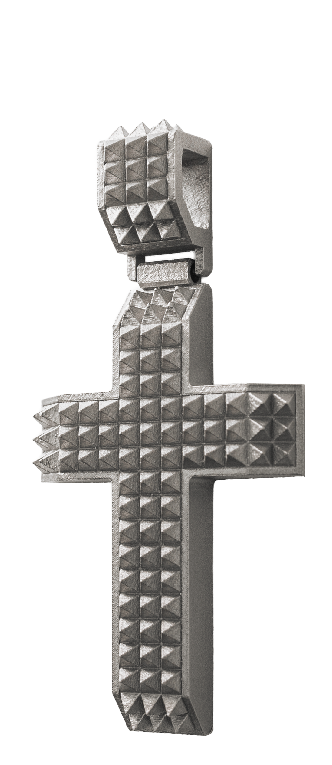 Titanium Studded Cross