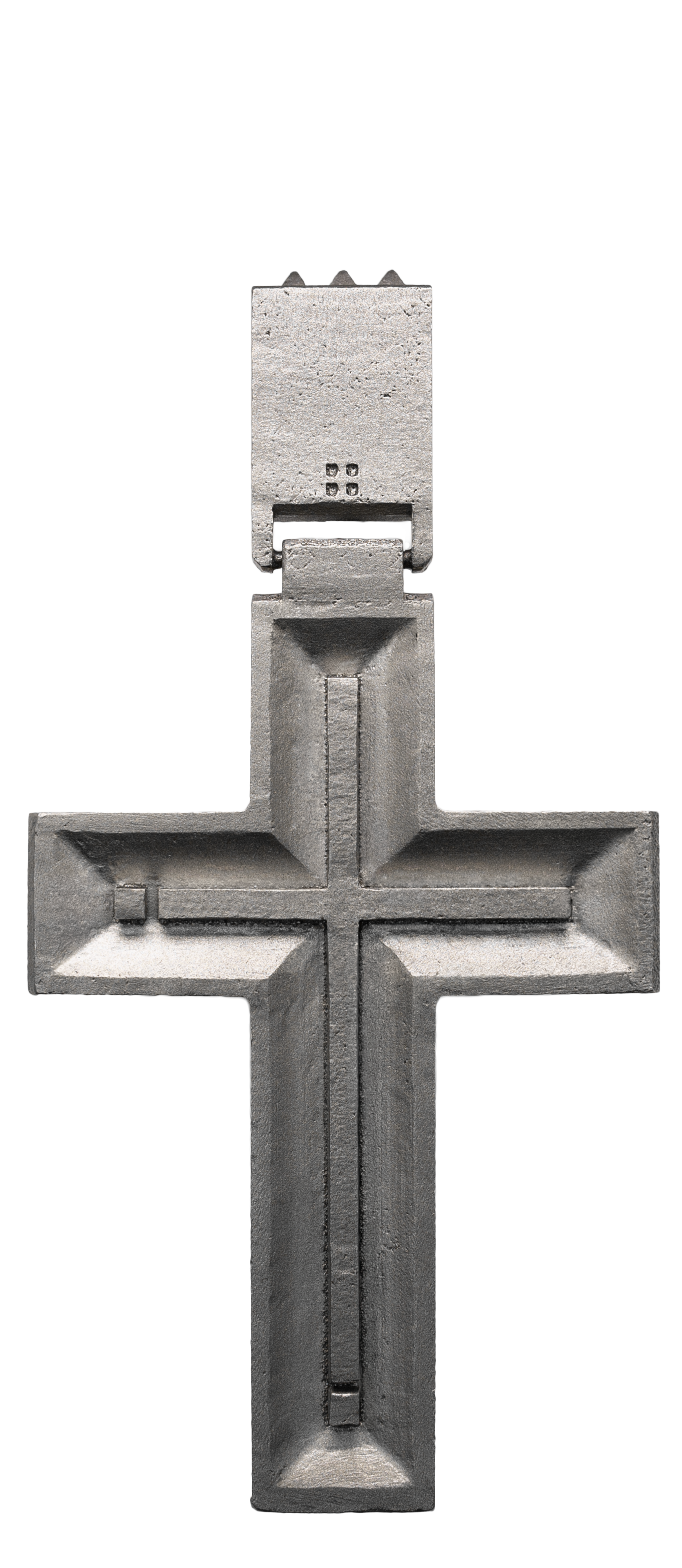 Titanium Studded Cross